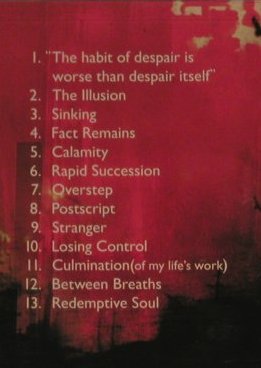 Ambitions: Stranger, Digi, Bridge Nine Rec. (B9R86), , 2007 Typ: CD Best.-Nr.: 97603 Preis: 10,00 Euro