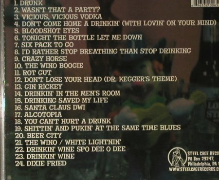 Alhoholics Unanimous: 20 Years Of -->Taked<-- Up Tunes, Steel Cage (SCR-085), US Typ: CD Best.-Nr.: 98357 Preis: 7,50 Euro