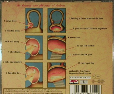 Fury In The Slaughterhouse: The Hearing & Sense Of Balace, SPV, D, 1995 Typ: CD Best.-Nr.: 98596 Preis: 11,50 Euro