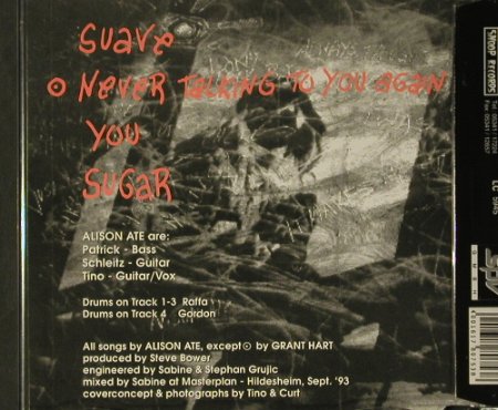 Alison Ate: Suave+3, Snoop Record (SR#C17), , 1993 Typ: CD3" Best.-Nr.: 98771 Preis: 2,50 Euro