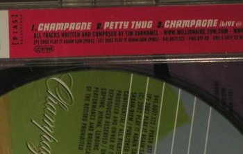 Millionaire: Champagne*2+1, Play it ag(), EU, 2002 - CD5inch - 98861 - 2,50 Euro