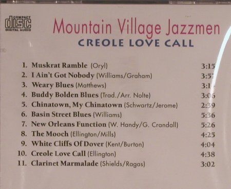 Mountain Village Jazzmen: Creole Love Call, FS-New, Pastels(20.1644), D, 1995 - CD - 99587 - 10,00 Euro