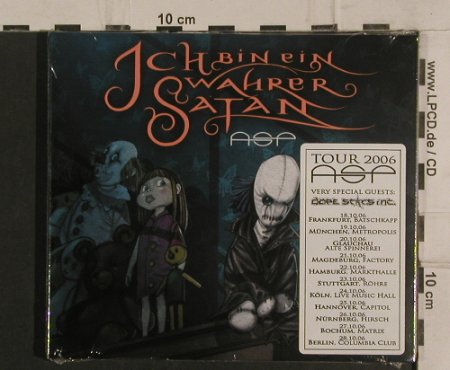 Asp: Ich bin ein wahrer Satan,Digi,Teil2, Trisol (TRI285CD), EU,FS-New, 2006 Typ: CD5" Best.-Nr.: 99829 Preis: 14,00 Euro