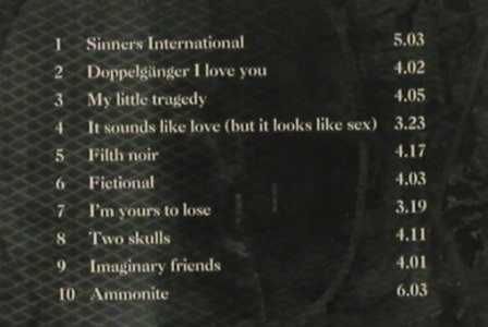 Zeromancer: Sinners International, Digi, FS-New, Trisol (TRI 359), EU, 2009 Typ: CD Best.-Nr.: 80068 Preis: 10,00 Euro