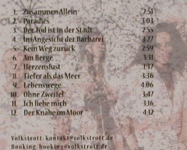 Volkstrott: Im Angesicht der Barbarei, FS-New, John Silver Verlag (JSCD 0408), , 2008 Typ: CD Best.-Nr.: 80109 Preis: 10,00 Euro