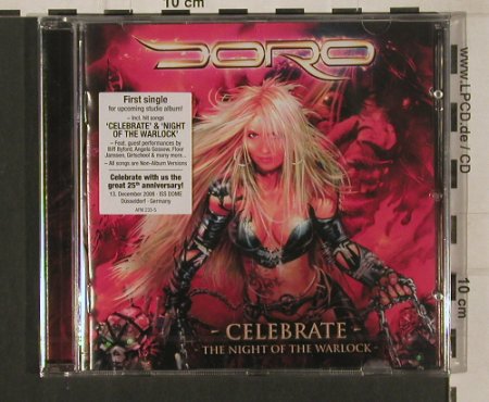 Doro: Celebrate*3/Night of the Warlock+1, AFM(233-5), EU, FS-New, 2008 - CD5inch - 80116 - 5,00 Euro