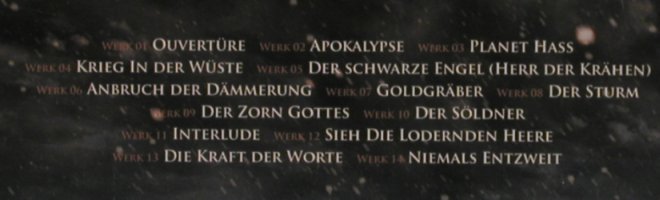 Schwarzer Engel: Apokalypse, Digi, FS-New, Trisol(TRI 398 CD), EU, 2010 - CD - 80633 - 7,50 Euro