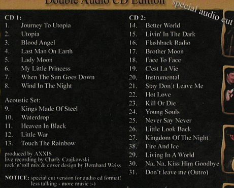 Axxis: 20 Years of, Anniv.Live, FS-New, Phonotraxx(4020796434007), EU, 2011 - 2CD - 80674 - 10,00 Euro