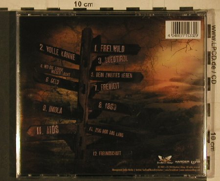Freiwild: Wo Die Sonne Wieder Lacht, FS-New, Rookies & Kings (RK010), (2003), 2010 Typ: CD Best.-Nr.: 80696 Preis: 10,00 Euro