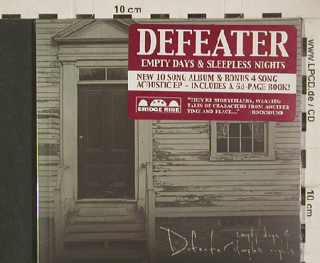 Defeater: Empty Days & Sleepless Nights,Digi, Bridge Nine Rec.(B9R144), FS-New, 2011 - CD+5" - 80964 - 7,50 Euro