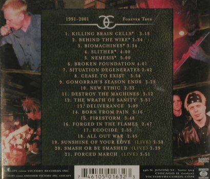 Earth Crisis: 1991-2001 Forever True, FS-New, Victory(VR163), US, 2001 - CD - 81040 - 10,00 Euro