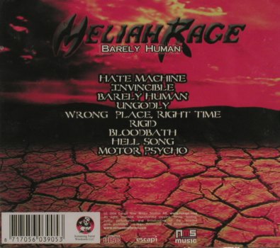 Meliah Rage: Barely Human , Bonus CD, FS-New, Screaming FerretWreckord(AUD005x), , 2004 - 2CD - 81044 - 10,00 Euro