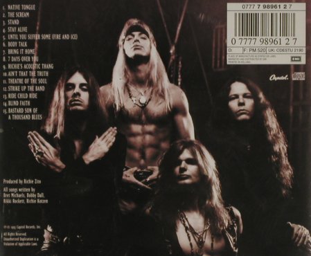Poison: Native Tongue, Capitol(7 98961 27), NL, 1993 - CD - 81045 - 10,00 Euro