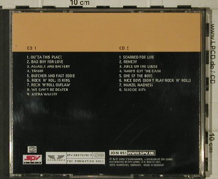 Rose Tattoo: 25 To Life, Pre Cover Promo,17Tr., Steamhammer(), D, 2000 - 2CD - 81423 - 12,50 Euro