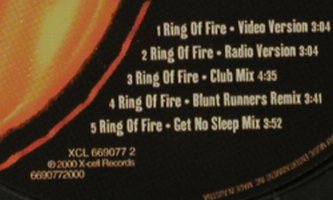 H-Blockx vs.Dr.Ring-Ding: Ring Of Fire*5, X-Cell Rec, D, 2000 Typ: CD5" Best.-Nr.: 81470 Preis: 2,50 Euro