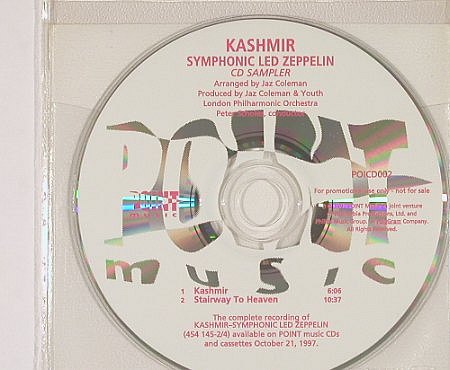 Led Zeppelin by LondonPhilh.Orch: Kashmir, Promo(POICD002), No Cover, 1997 - CD5inch - 82337 - 15,00 Euro