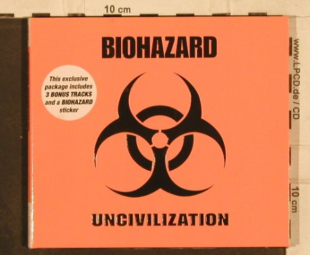 Biohazard: Uncivilization, Digi, Steamhammer(), D, 2002 - CD - 82339 - 10,00 Euro