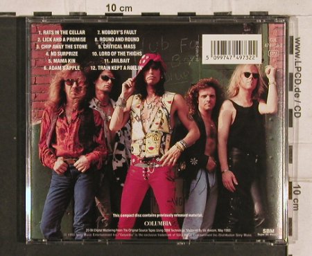 Aerosmith: Gems,(remasterSBM), Lim.Ed., Columbia(), A, 1993 - CD - 82832 - 5,00 Euro