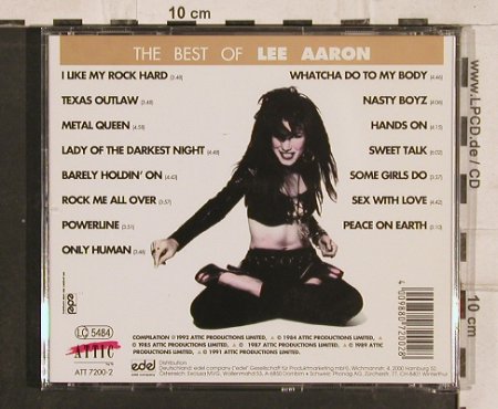 Aaron,Lee: The Best Of, Attic(), D, 1992 - CD - 82834 - 7,50 Euro