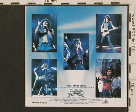 AC/DC: Who Made Who-ONLY front Booklet, Atlantic(), D, 1986 - Cover - 83521 - 2,00 Euro