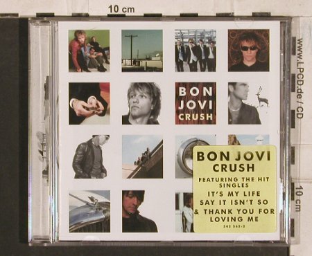 Bon Jovi: Crush, yellow sticker, Mercury(542 562-2), EU, 2000 - CD - 83533 - 7,50 Euro