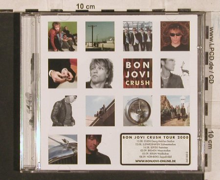 Bon Jovi: Crush, white sticker, Mercury(542 562-2), EU, 2000 - CD - 83536 - 7,50 Euro