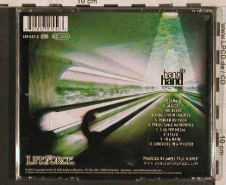 Hand to Hand: A Perfect Way to Say Goodbye, Lifeforce(), , 2005 - CD - 83574 - 5,00 Euro