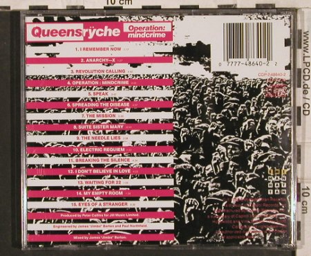 Queensryche: Operation: Live Crime, EMI-Manhattan(CDP-7-48640-2), UK, 1988 - CD - 83618 - 10,00 Euro