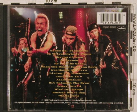 Scorpions: Live Bites, Mercury(526 903-2), EU, 1995 - CD - 83637 - 7,50 Euro