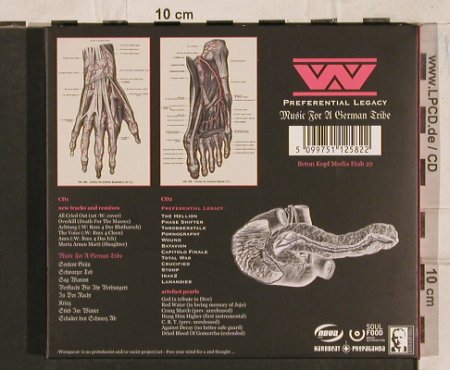 Wumpscut: Preferential Tribe+Bonus, Digi, BetonK. (BKM Etah 22), D, 2003 Typ: 2CD Best.-Nr.: 83667 Preis: 10,00 Euro