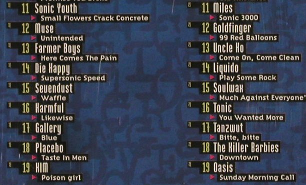 V.A.Crossing All Over Vol.12: Donuts...Oasis, 38 Tr., Ariola(), D, 2000 - 2CD - 83669 - 7,50 Euro
