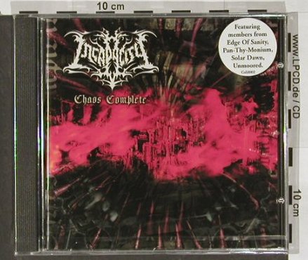 Incapacity: Chaos Complete, FS-New, cold rec, EU, 03 Typ: CD Best.-Nr.: 90889 Preis: 10,00 Euro