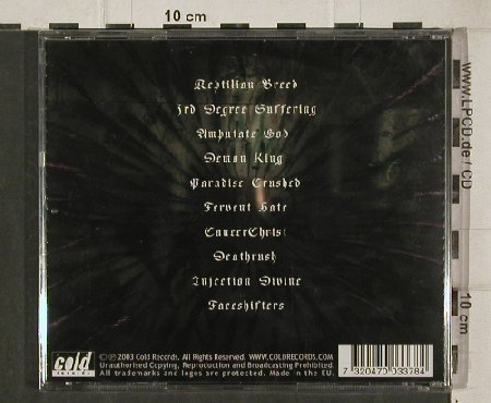 Incapacity: Chaos Complete, FS-New, cold rec, EU, 03 Typ: CD Best.-Nr.: 90889 Preis: 10,00 Euro