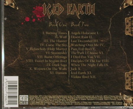 Iced Earth: The Blessed And The Damned-Best Of, Century Media, D, 2004 Typ: 2CD Best.-Nr.: 90912 Preis: 12,50 Euro