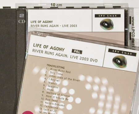 Life Of Agony: River Runs Again,Promo,21Tr.+DVD, Steamhamme(), D, 03 - 2CD - 91307 - 12,50 Euro