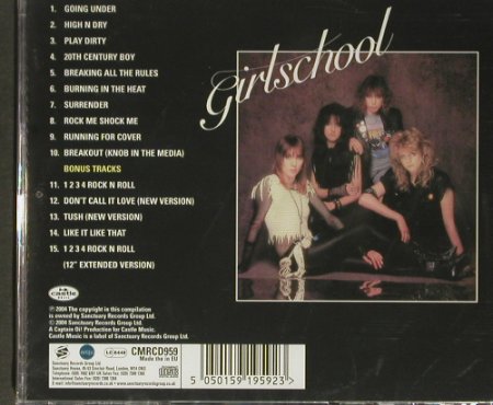 Girlschool: Play Dirty, 15Tr,FS-New, Sanctuary, UK, 2004 Typ: CD Best.-Nr.: 92279 Preis: 10,00 Euro