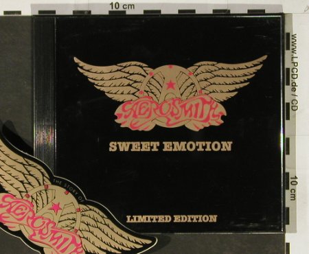 Aerosmith: Sweet Emotion+2, Lim.Ed.,Sticker, Columbia(), US, 1994 - CD5inch - 93176 - 5,00 Euro