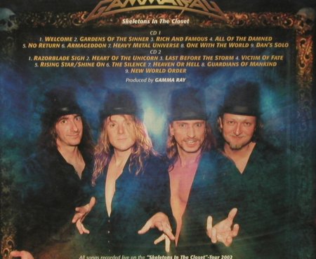 Gamma Ray: Skeletons In The Closet,Digi, Sanctuary (MISDL023), EU,FS-New, 2003 Typ: 2CD Best.-Nr.: 93427 Preis: 12,50 Euro
