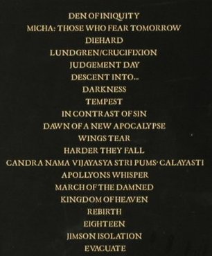 Integrity: Those Who Fear Tomorrow,Digi, Fractured Transmitter, ,FS-New, 2006 Typ: CD Best.-Nr.: 93593 Preis: 10,00 Euro