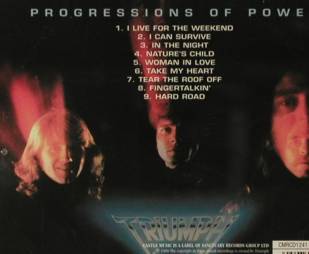 Triumph: Progressions of Power '80, FS-New, Castle(), EU, 2005 - CD - 93994 - 10,00 Euro