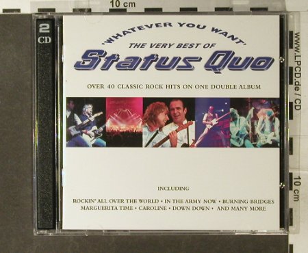 Status Quo: Whatever You Want-Very Best Of, Vertigo(553 507-2), UK, 1997 - 2CD - 94997 - 12,50 Euro