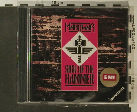Manowar: Sign Of The Hammer, FS-New, 10 Rec.(7 86747 2), NL, 1984 - CD - 95869 - 10,00 Euro