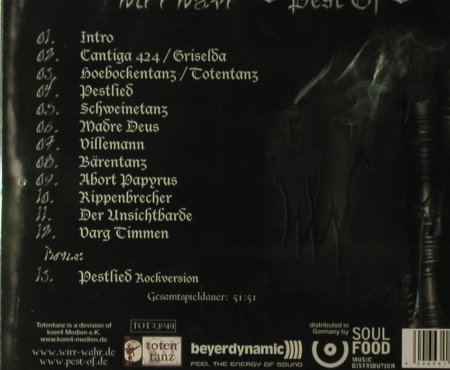WirrWahr: Pest of, FS-New, Totentanz (TOT 23049), , 2007 Typ: CD Best.-Nr.: 96074 Preis: 10,00 Euro