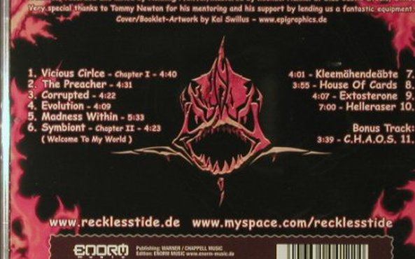 Reckless Tide: Helleraser, FS-New, Armageddon(), , 2006 - CD - 96276 - 7,50 Euro