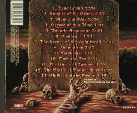 Grave Digger: Knights Of The Cross, Digi, 13 Tr., GUN (162), EEC, 1998 Typ: CD Best.-Nr.: 96414 Preis: 7,50 Euro