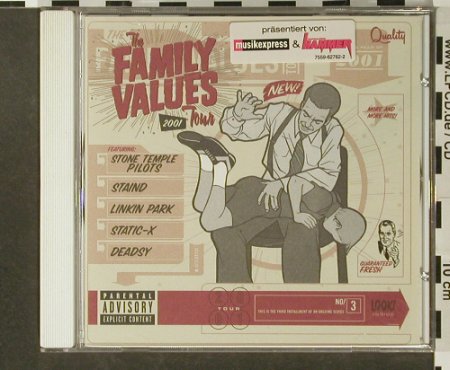 V.A.Family Values Tour 2001: Stone Temple Pilots..Linkin Park, Elektra(), D, 12 Tr., 2002 - CD - 96591 - 4,00 Euro