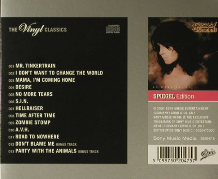 Osbourne,Ozzy: No More Tears, 13 Tr.(SPIEGEL Ed.), Sony(502047 2), , 2004 - CD - 96625 - 10,00 Euro