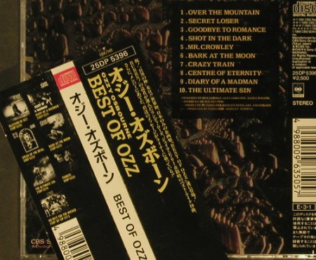 Osbourne,Ozzy: Best of Ozz, CBS/Sony(25DP 5396), J, 1989 - CD - 96807 - 15,00 Euro
