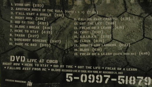 Korn: Greatest Hits Vol.1, Epic/Immortal(518792 3), EU, 2004 - CD/DVD - 97282 - 10,00 Euro