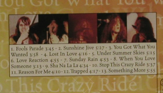Sunshine Jive: Same, MTM(), D, 98 - CD - 97361 - 5,00 Euro